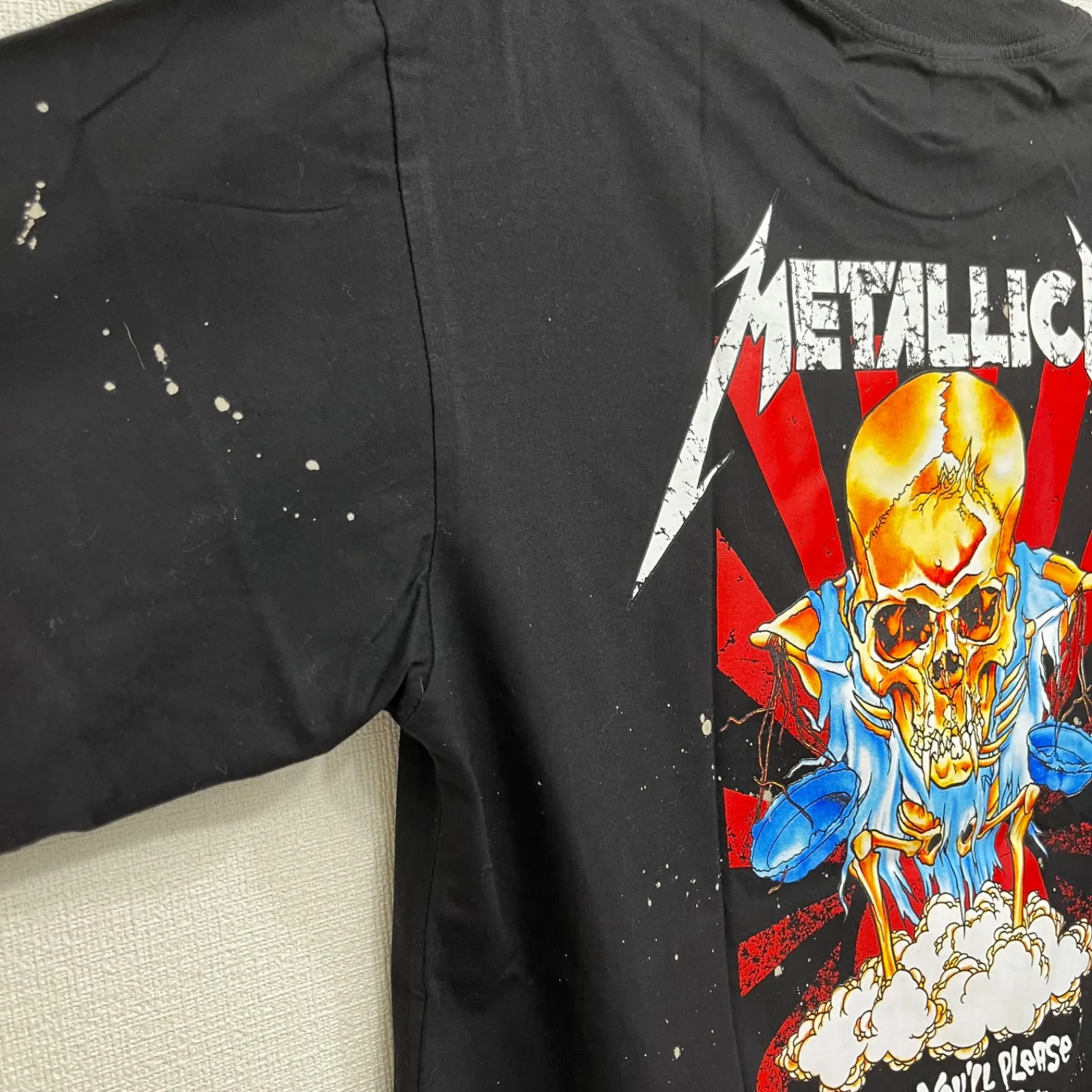 新品】Metallica メタリカ バンドTシャツ メンズ 半袖 バンティー 