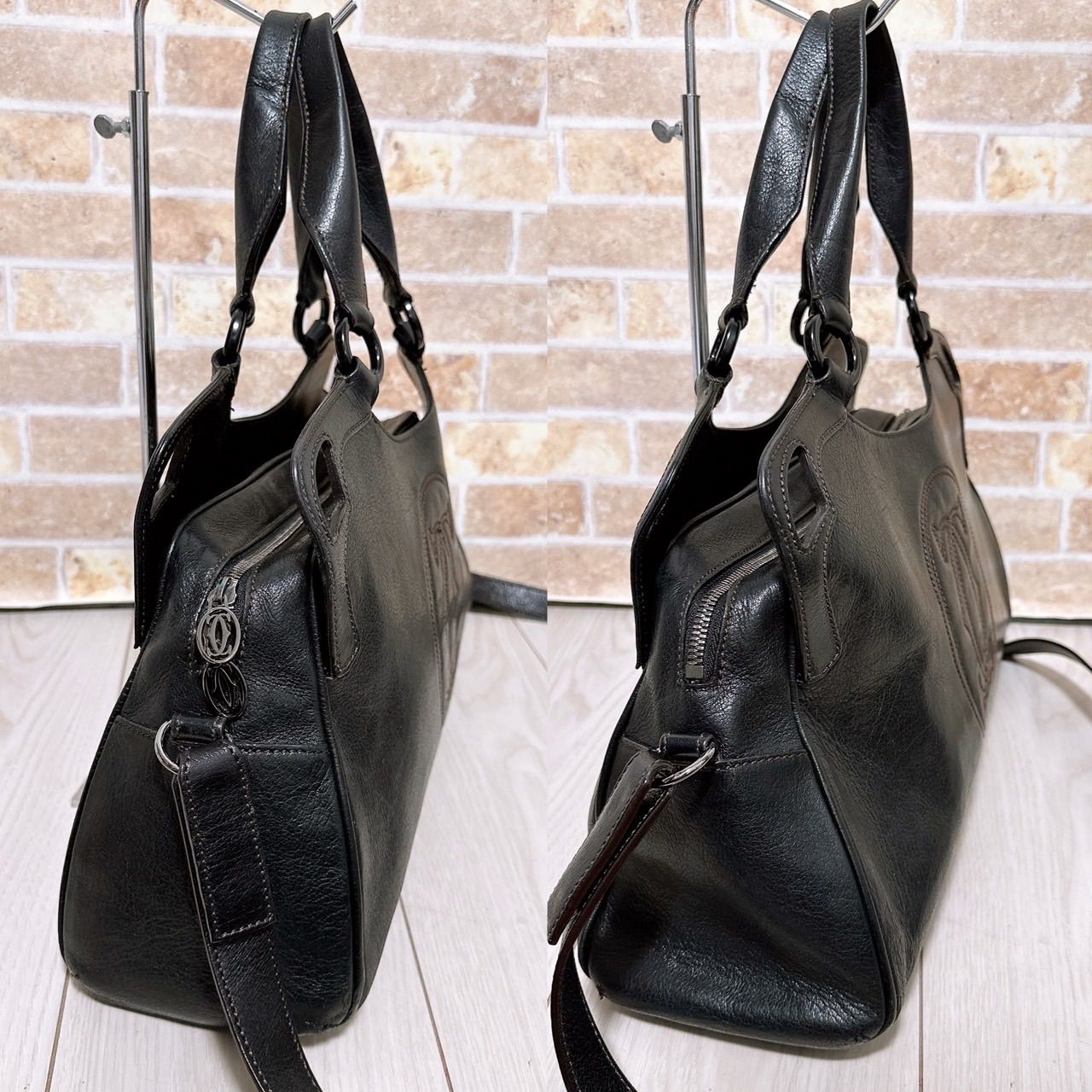 美品》Cartier(カルティエ)2wayバッグ マルチェロ ブラック - メルカリ