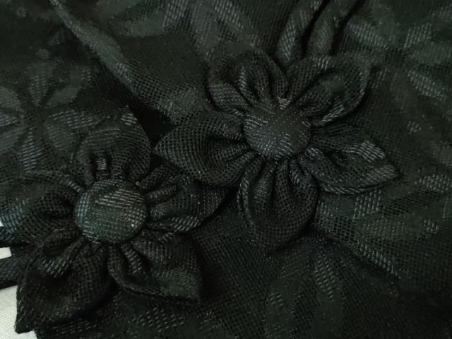 平和屋本店□極上 道中着 スリーシーズン 春夏秋 塵除け ロング丈 七宝