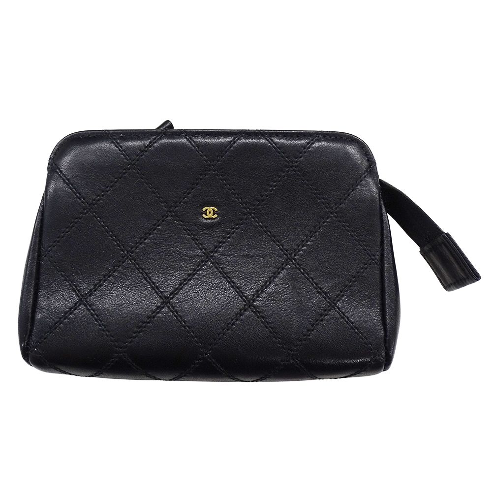 シャネル CHANEL ポーチ レディース ブランド 小物入れ レザー