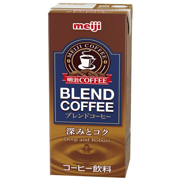 明治 COFFEE ブレンドコーヒー 200ml紙パック×24本入×(2ケース