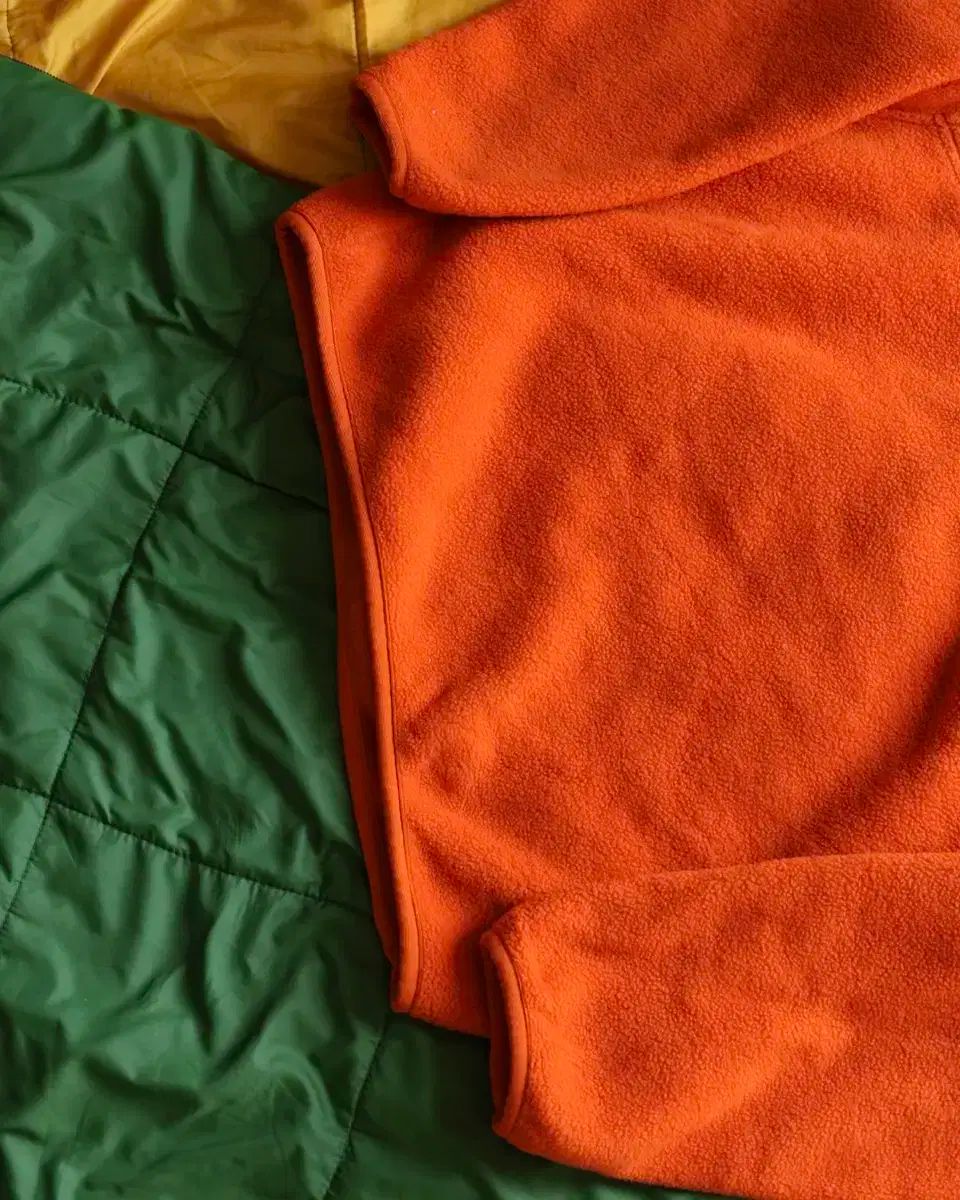  patagonia パタゴニア 90 s ヴィンテージ シンチラ スナップティー フリース オレンジ 長袖 ニット セーター