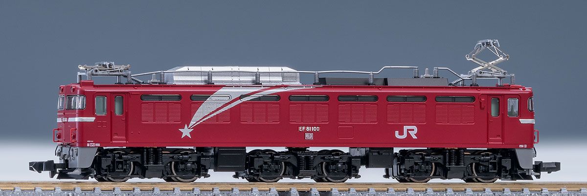 EF81形北斗星電気機関車 TOMIX 7174 JR EF81形電気機関車(北斗星色) | ウエサカ模型店
