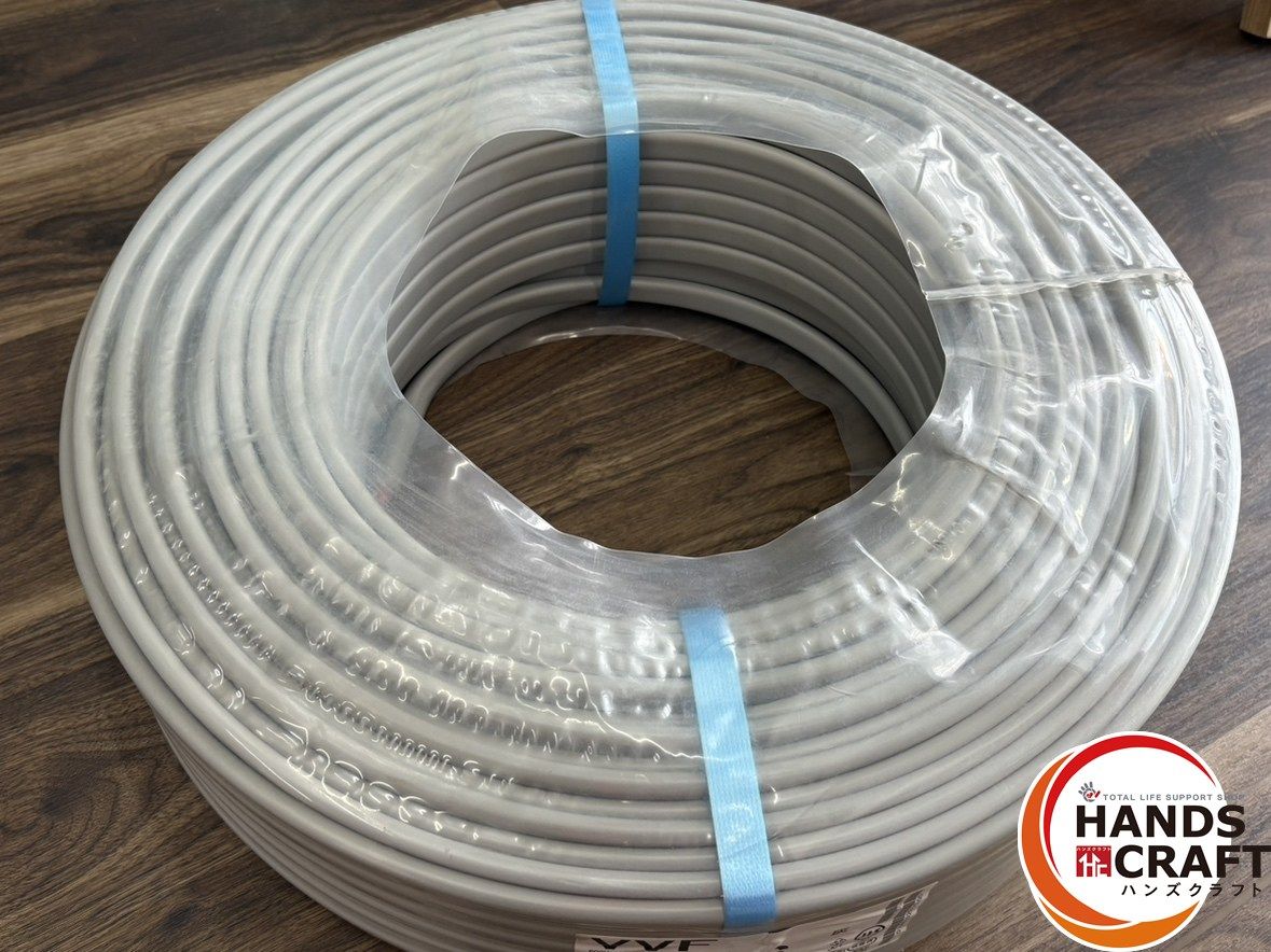 〇【未使用】住電HSTケーブル VVF 3×2.6mm 600Vビニル絶縁ビニルシース 