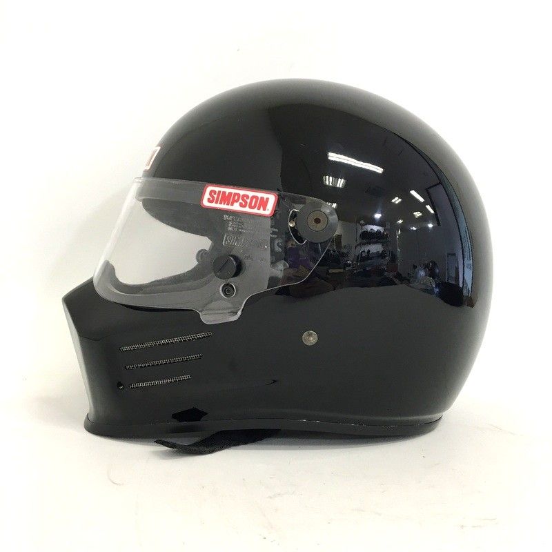 SIMPSON SUPERBANDIT フルフェイスヘルメット 内装洗濯済 ブラック L