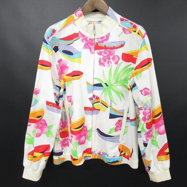 axc レオナールスポーツ LEONARD SPORT ジャケット ブルゾン 42 白系