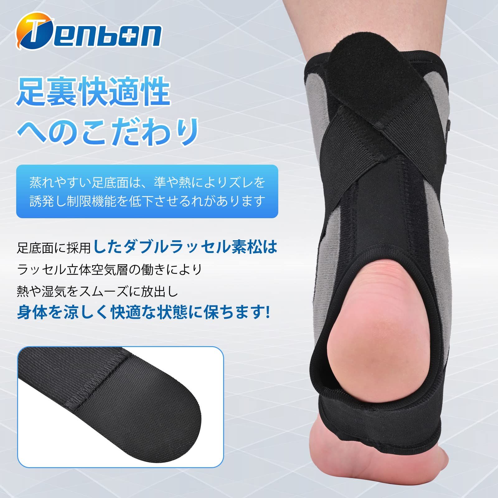 DONJOY 足用サポーター 調整可能 靭帯 DONJOY 足用サポーター 調整可能 靭帯 Amazon | 足首サポーター 足首