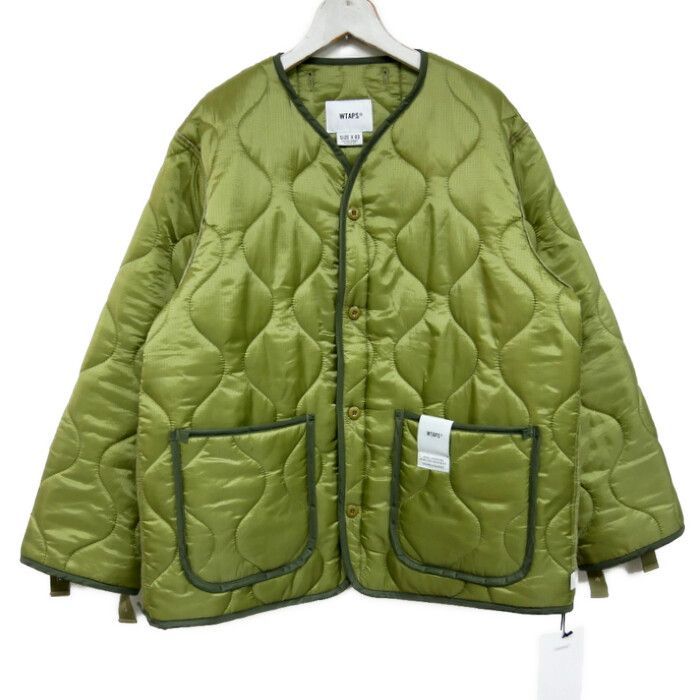 WTAPS ダブルタップス 国内正規 24SS WLJ JACKET NYLON RIPSTOP VV ライナージャケット ミリタリー  キルティングジャケット 241CWDT-JKM02 OLIVE DRAB OD オリーブドラブ 03 L