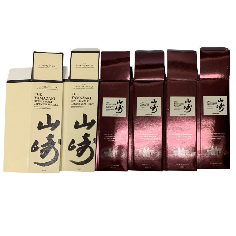 サントリー ウイスキー 山崎 化粧箱 空箱 カートン 45枚