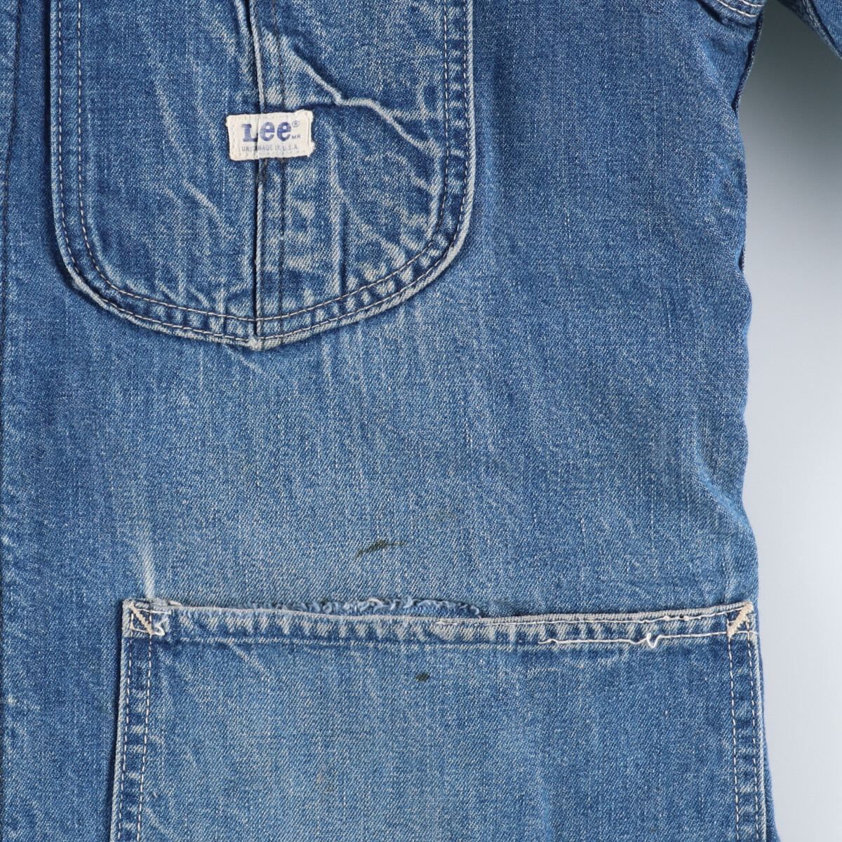 古着 70年代 リー Lee 81-LJ デニムカバーオール USA製 メンズM