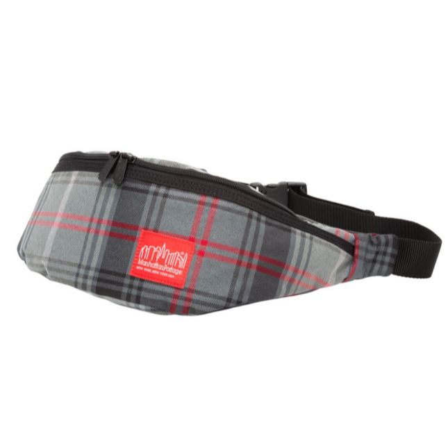 ManhattanPortage☆1100-Plaid Waist Bag - ボディバッグ/ウェストバッグ