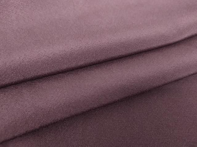 平和屋着物●上質な色無地 葡萄色 正絹 DAAY1491ps