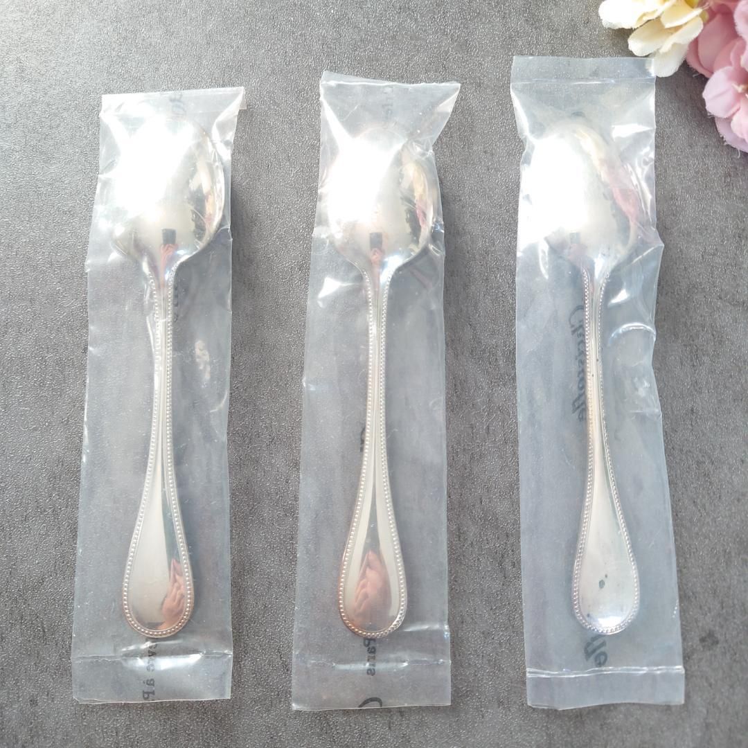 クリストフル パール 未使用 コーヒースプーン 3点 - メルカリ