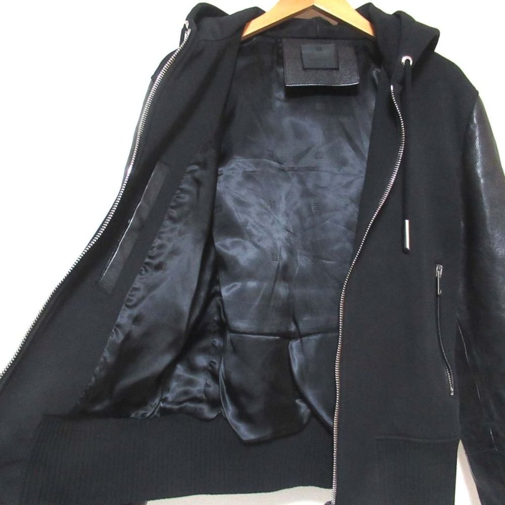 美品】Givenchy ブルゾンメンズレザー切り替え