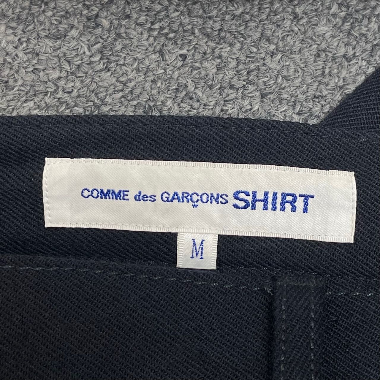 COMME des GARCONS SHIRT ウール テーパード パンツ スラックス 