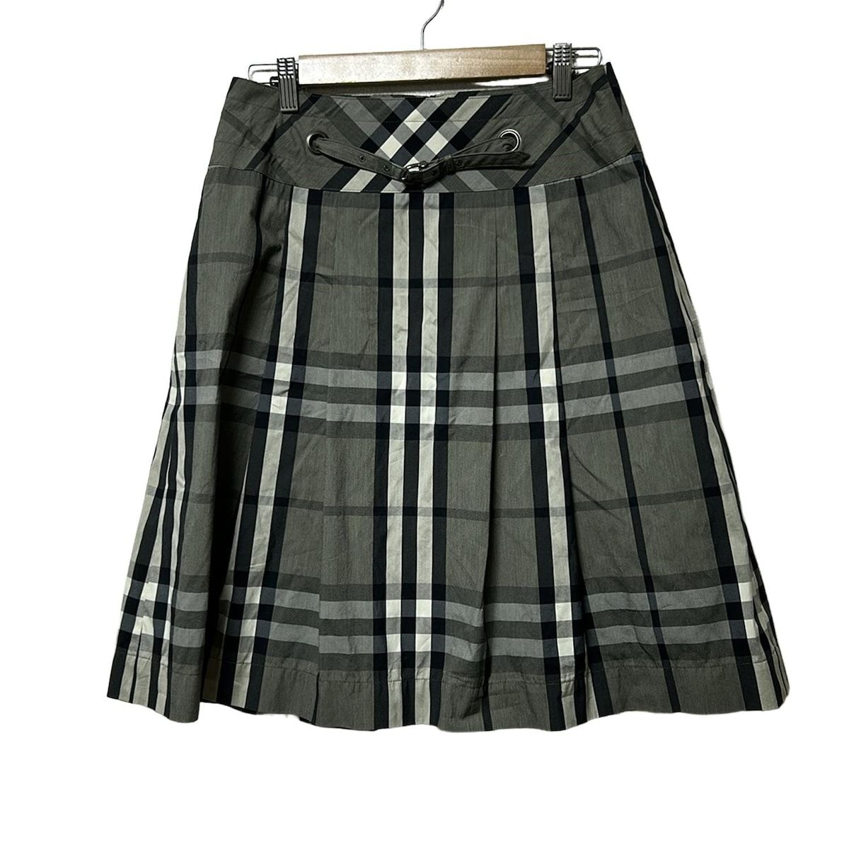 BURBERRY - Burberry London ノバチェック ウール スカートの