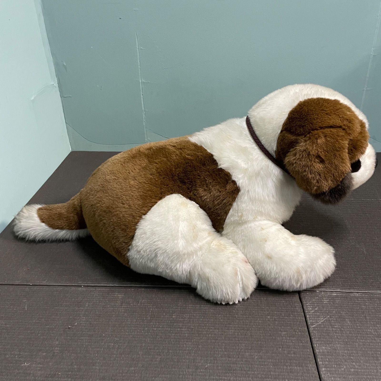 ♭ 特大 大型 ぬいぐるみ 犬 セントバーナード 人形 マスコット 置物