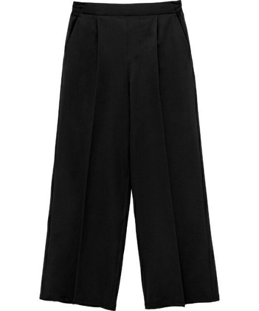 le coq sportif ルコック ＬＣＳ Ｐｌｕｍｅ ストレートパンツ ブラック S QMWWJD34 BK | 衣類 服 ウエア ボトムス パンツ ズボン クロス素材 軽量 はっ水 吸汗 ストレッチ ドライ ワイド ストレート 
