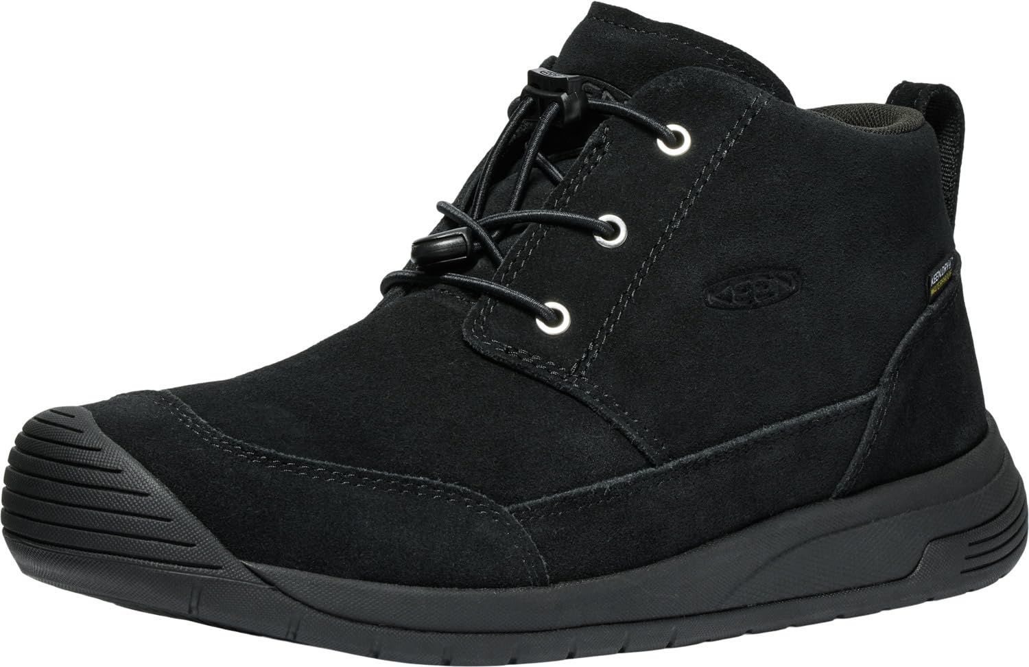Size 27.5 cm_Color ブラック キーン スニーカーブーツ HOODCHUKKA LEA WP フッドチャッカ レザー ウォータープルーフ メンズ 27.5 cm