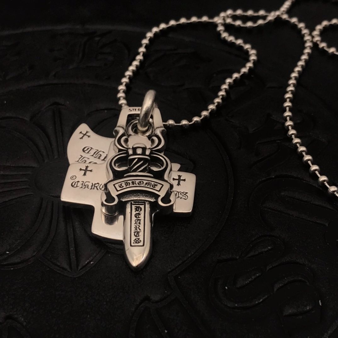 chrome hearts クロムハーツ メンズ ネックレス美品未使用