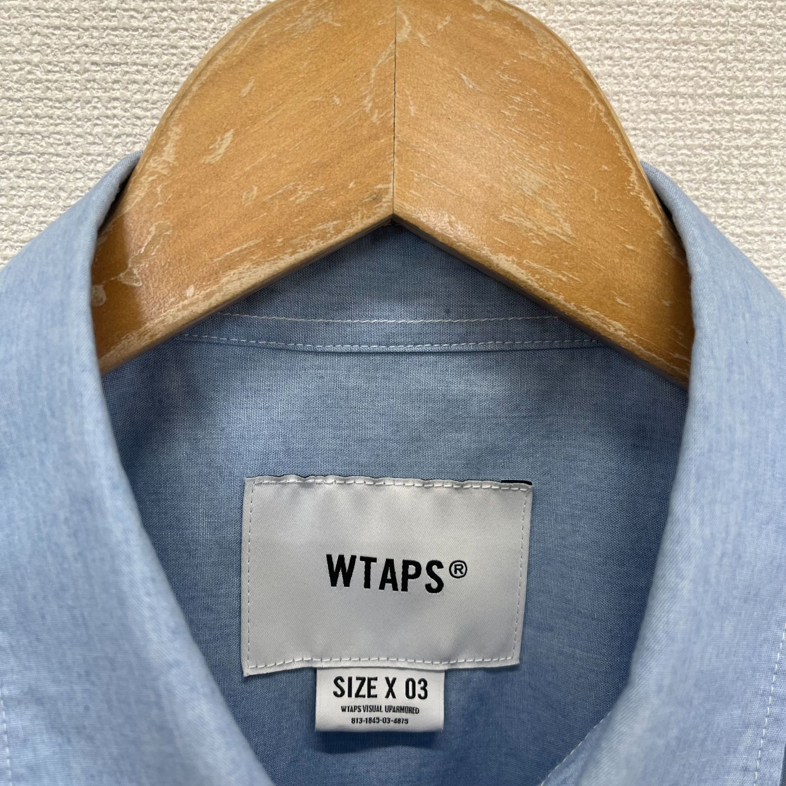 美品 WTAPS ダブルタップス 251WVDT-SHM05 25SS SCB / LS / CTPL