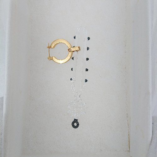 ◇ Θ Mame Kurogouchi マメクロゴウチ かんざしモチーフ 片耳用