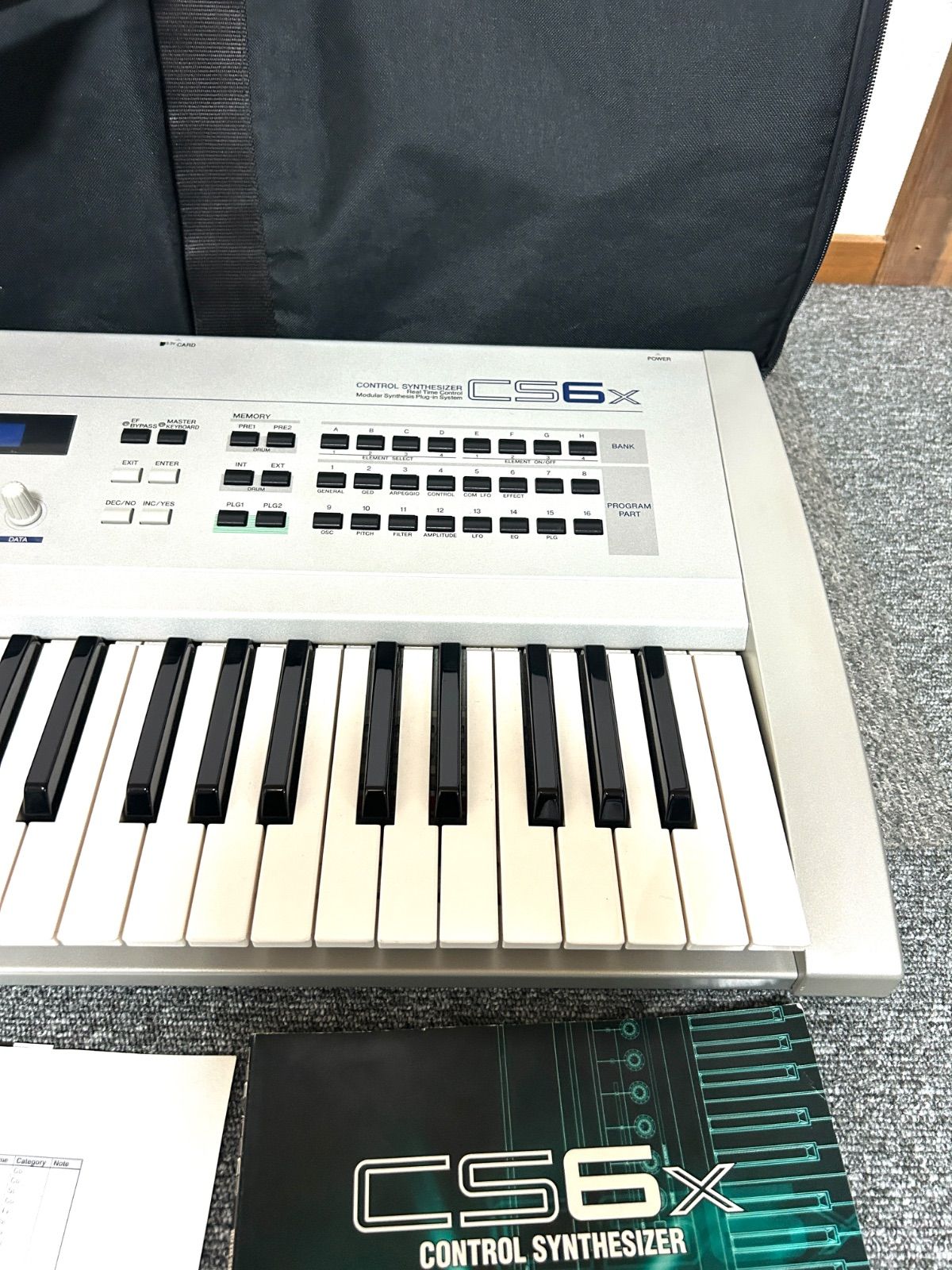 YAMAHA CS6X 61鍵盤 シンセサイザー CD/メモリーカード付属 YAMAHA ヤマハ CS6X 61鍵盤 シンセサイザー メモリーカード