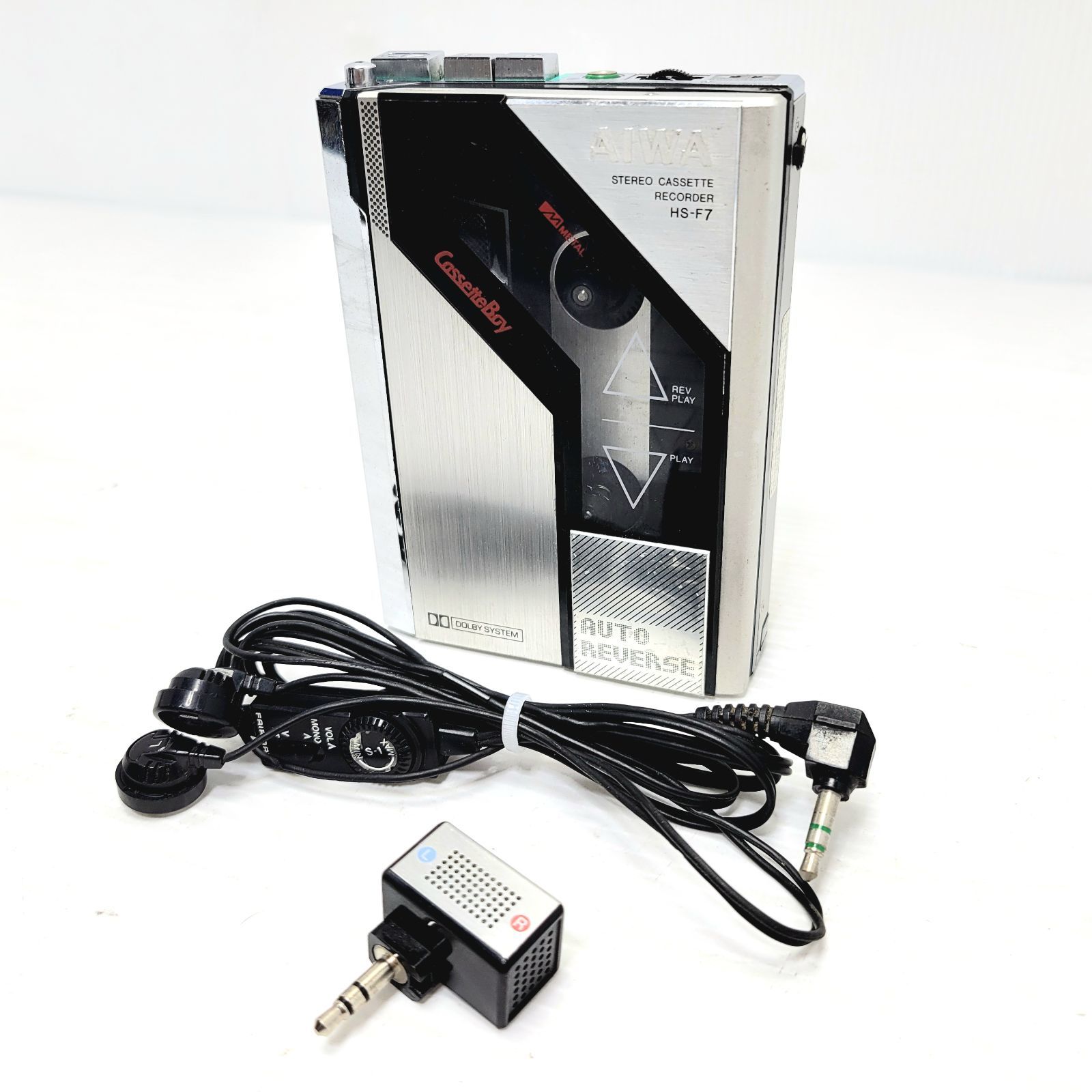 ジャンク AIWA ステレオカセットレコーダー HS-F7 カセットボーイ