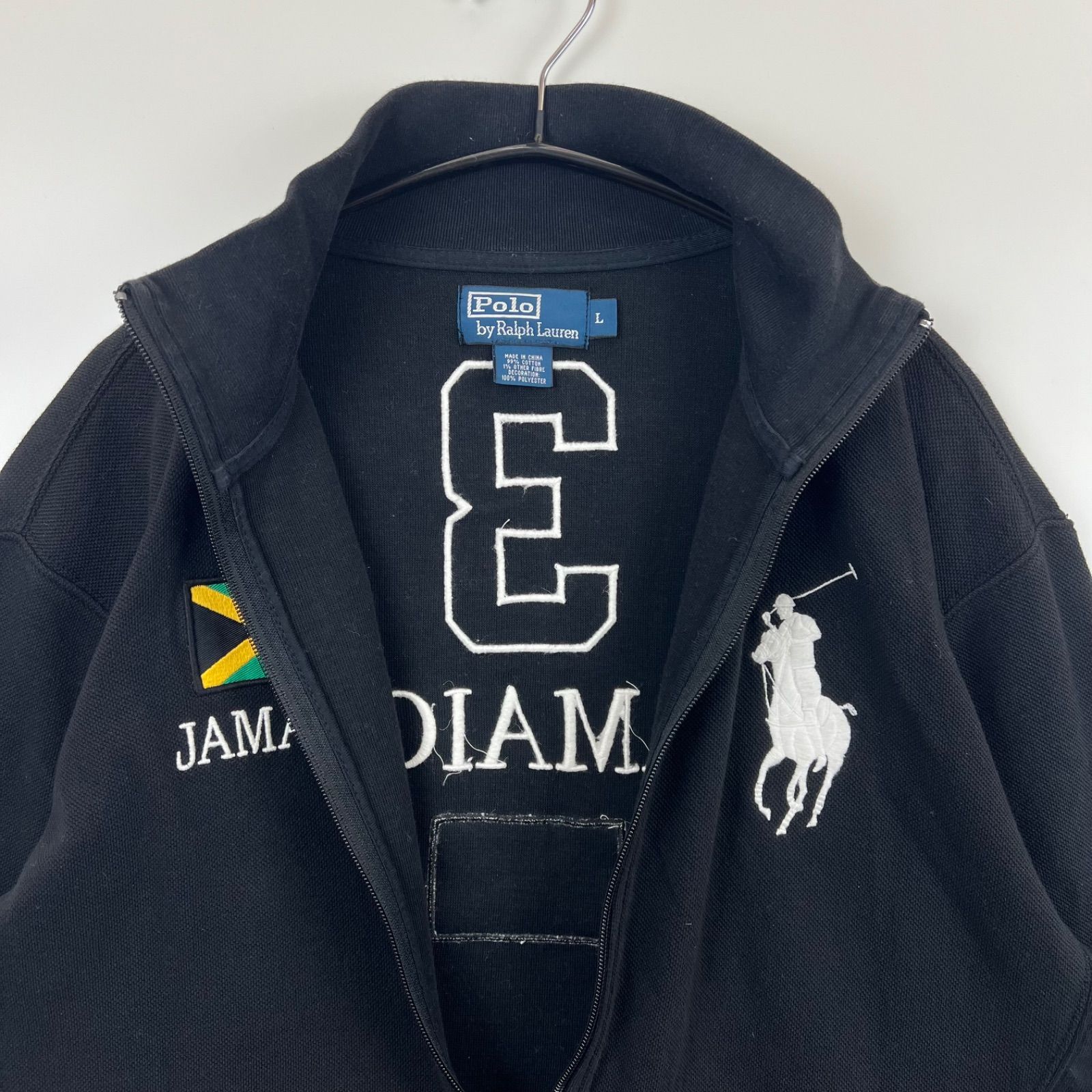 Polo by Ralph Lauren 00s y2k track jacket jamaica big ponny