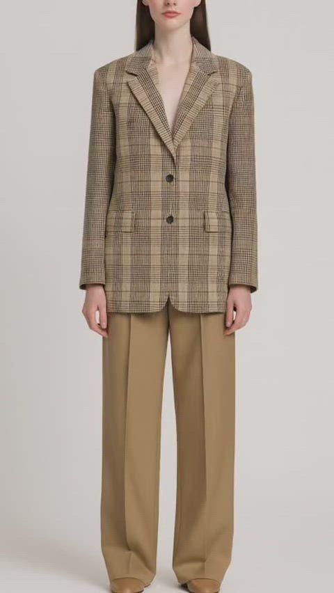  JOSEPH チェック シングル オーバ ジャケット パンツ セットアップ その他 ビジネススーツ