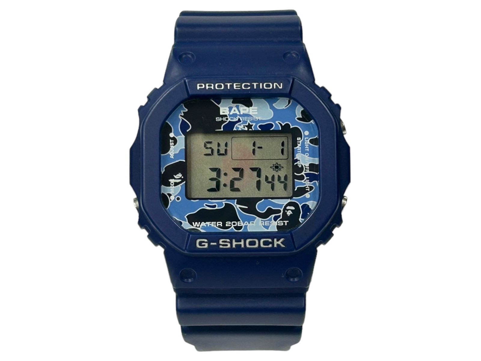 G-SHOCK/限定/エイプ/DW-5000/BAPE/コラボ/オリジン/箱付時計 - 腕時計
