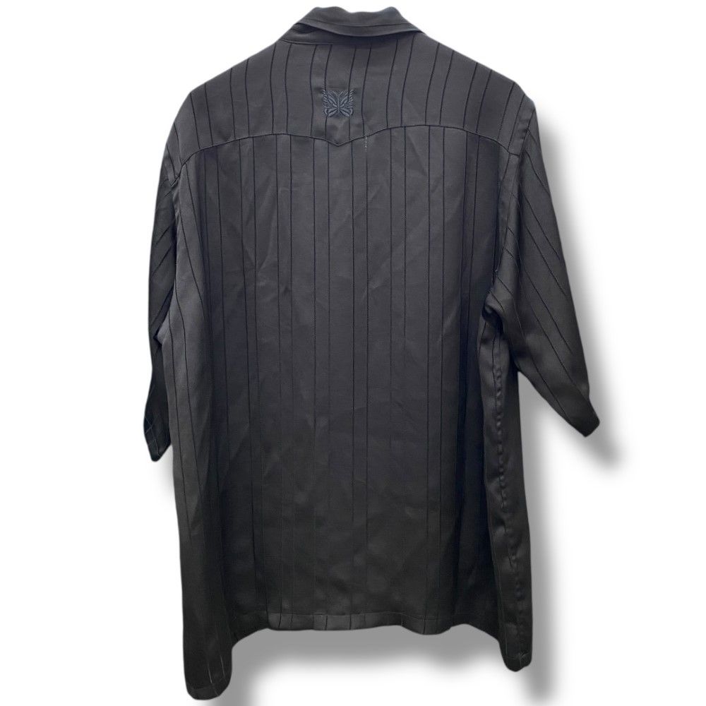 NEEDLES S S Cowboy One-Up Shirt TA CU PE Georgette Mサイズ ブラック OT202
