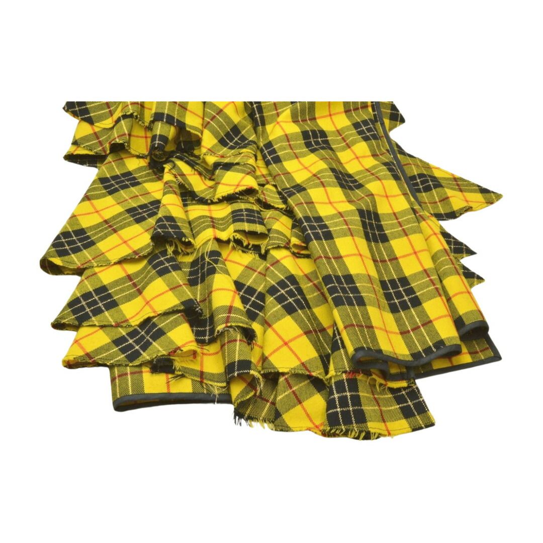 コムデギャルソン COMME des GARCONS GS-040195 巻きスカート タータンチェック フリル ロング丈 AD1999 レディース F-L8430 WWW_SIROKUMA-CORPORATION_COM
