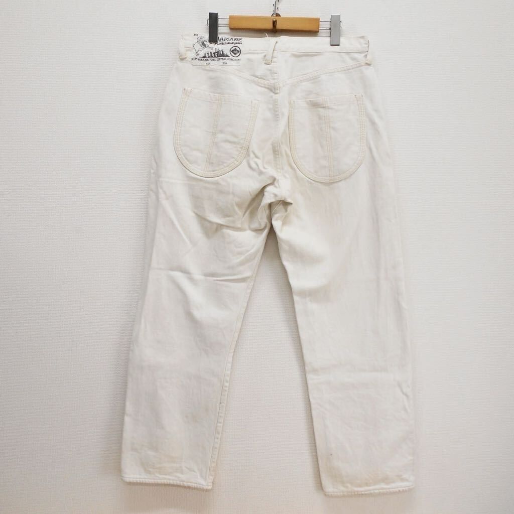 YAMANE DELUXE ヤマネ デニムパンツ ホワイト EVISU エヴィス 34
