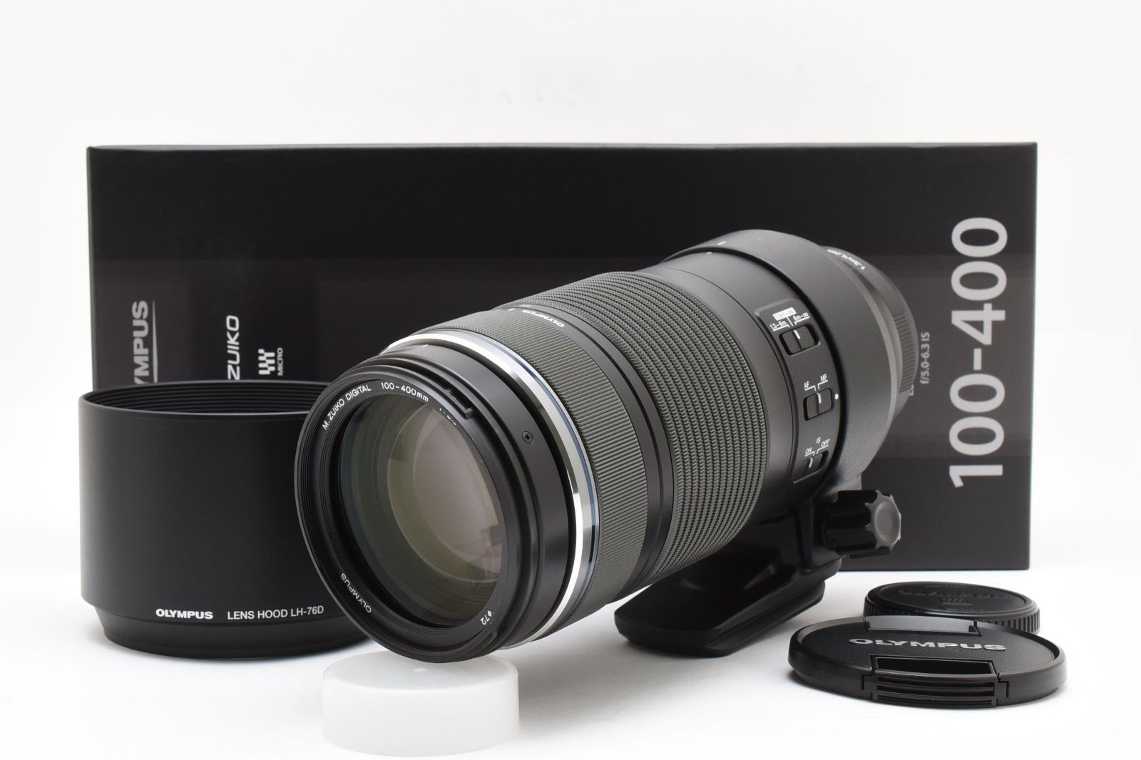 上品 OLYMPUS オリンパス M.ZUIKO DIGITAL ED 100-400mm F5.0-6.3 IS レンズ | 元
