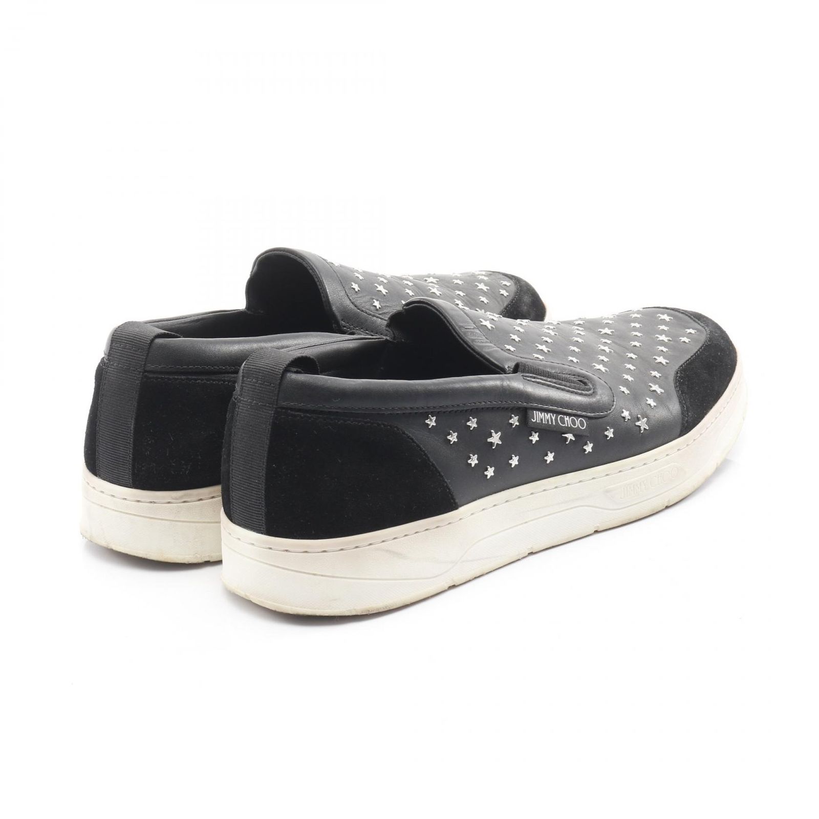 ジミーチュウ JIMMY CHOO スリッポン レザー スウェード スリッポン メンズ Used B