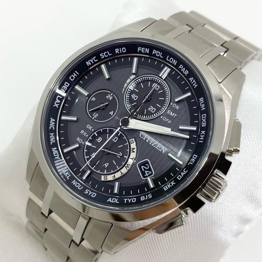 極美品》CITIZEN アテッサ AT8040-57E 電波時計 - 宝洋 メルカリ店