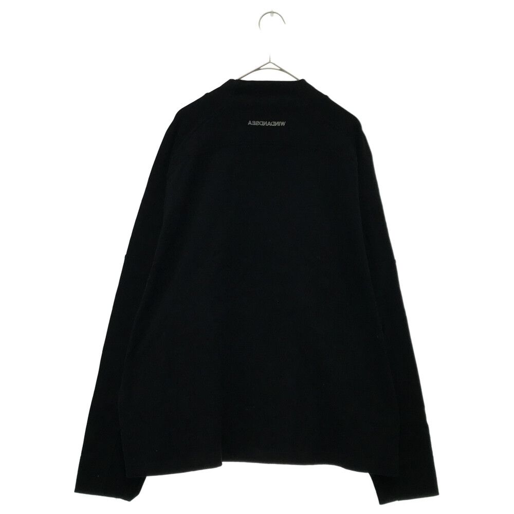 WIND AND SEA (ウィンダンシー) Mock Neck Panel L/S ロゴ刺繍モック 