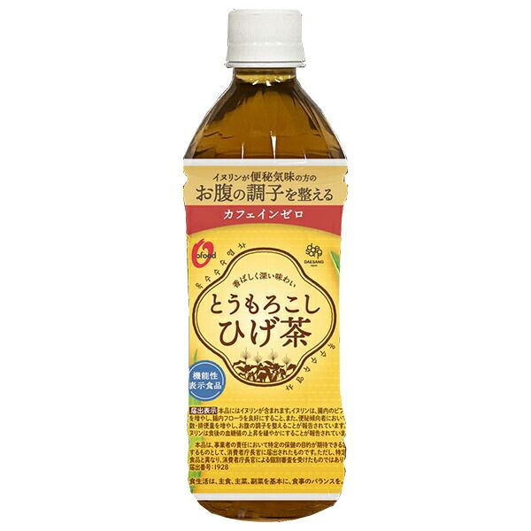 大象ジャパン とうもろこしひげ茶【機能性表示食品】 500mlペット