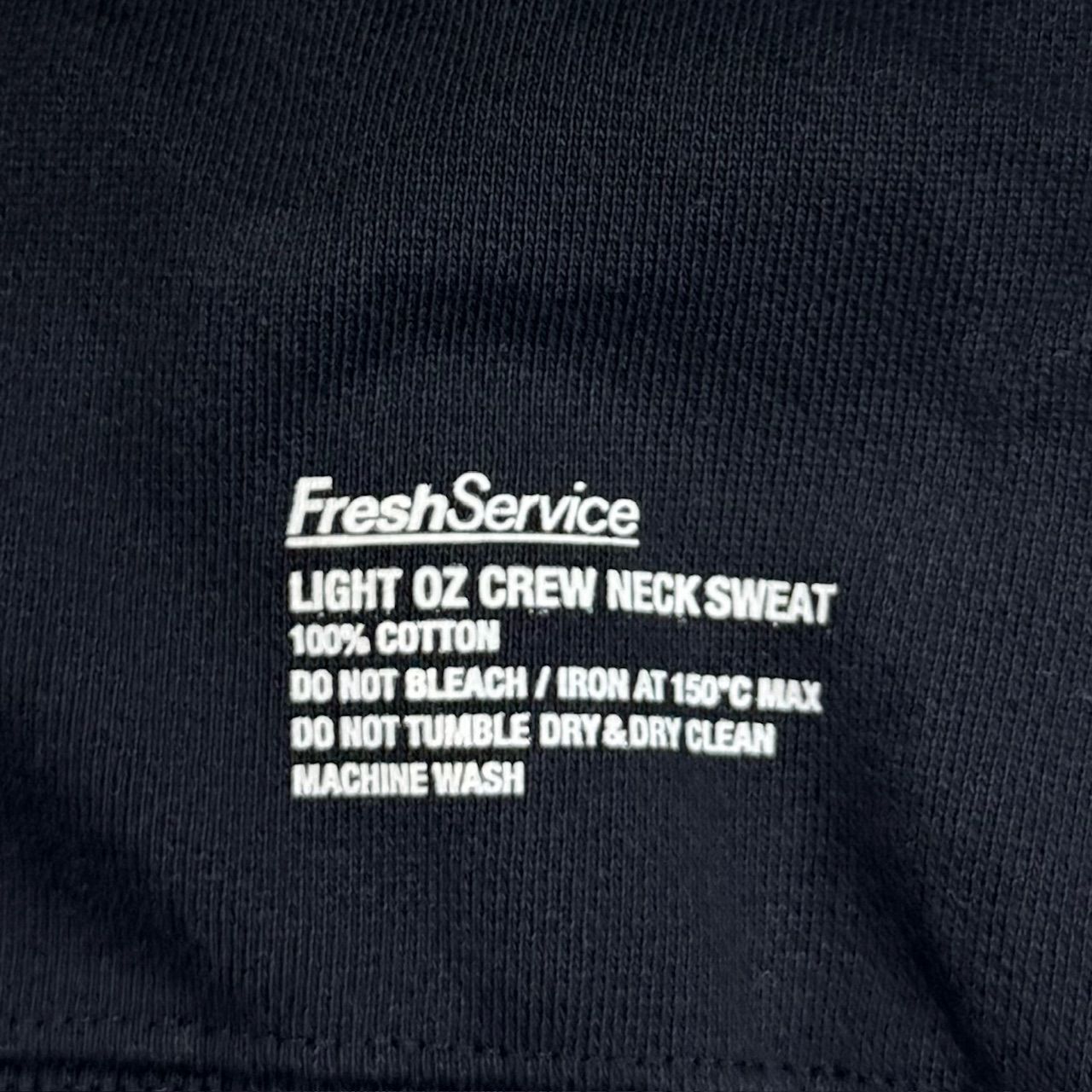 未使用品 FreshService 24AW LIGHT OZ CREW NECK SWEAT ライトオンス 
