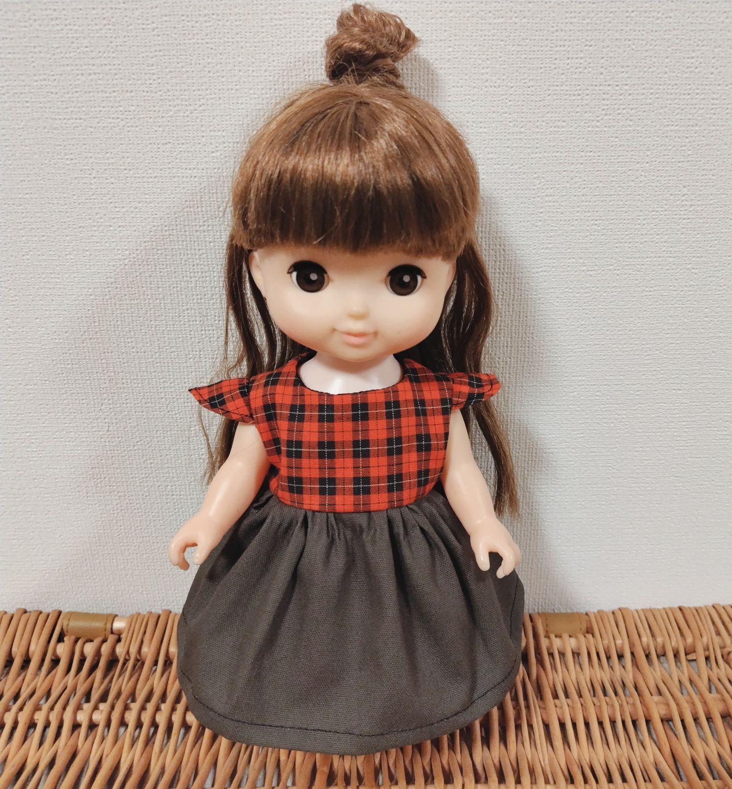 755 メルちゃんの服 3点セット ハンドメイド ワンピース ソラン レミン