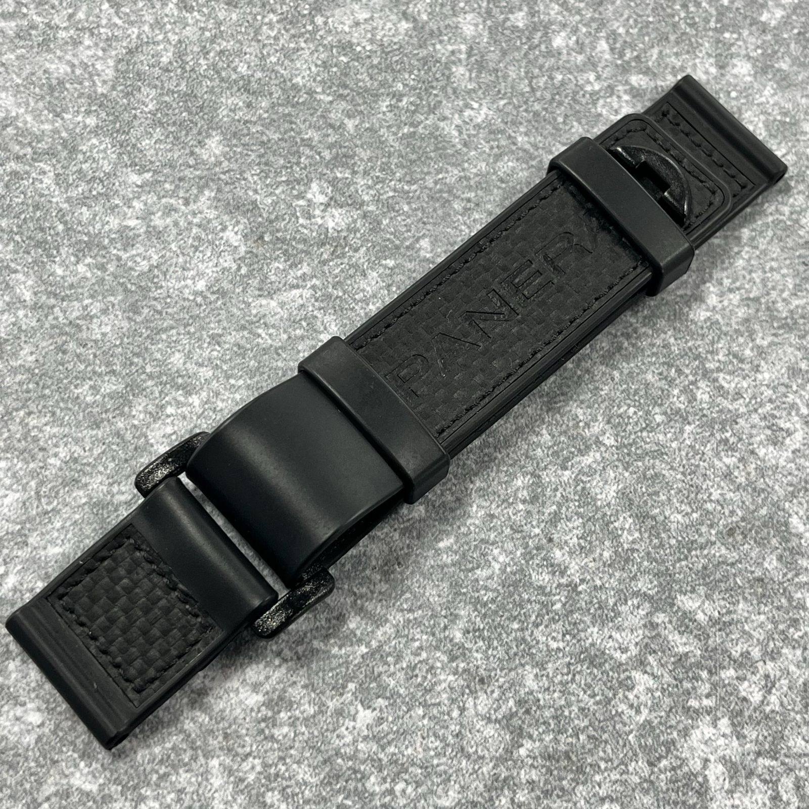 オフィチーネ パネライ ラバーベルト ブラック 美品 PANERAI パネライ 純正 ラバーベルト 44mmケース用
