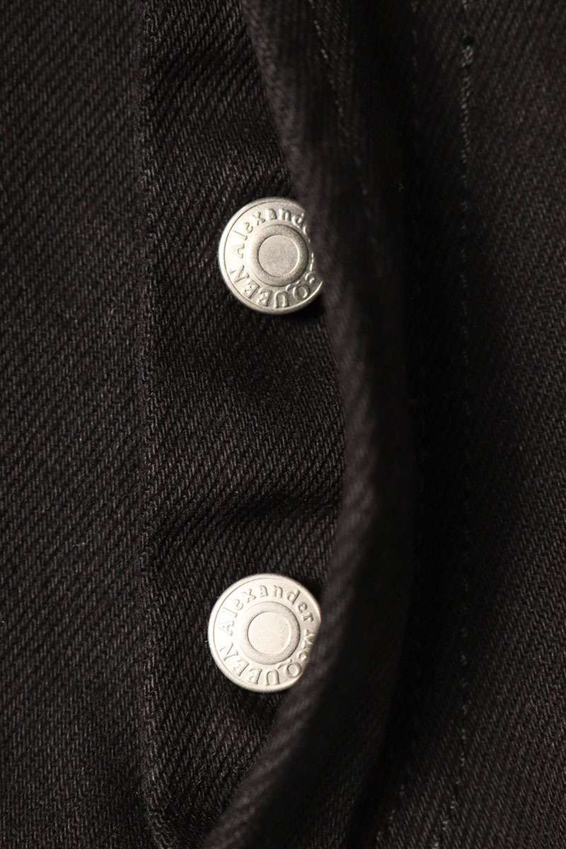 アレキサンダーマックイーン 683031 QTY70 刺繍ロゴストレートロング  