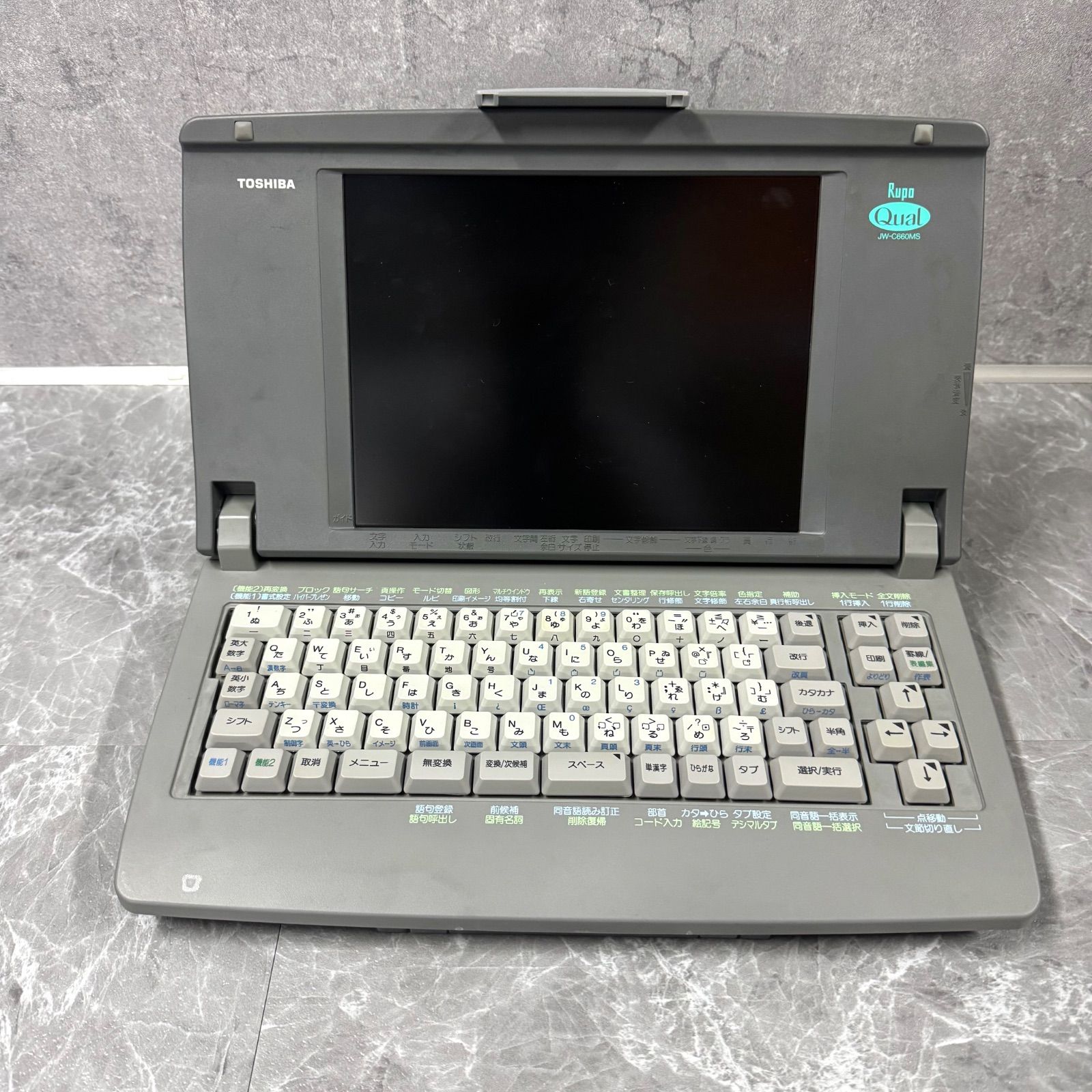 東芝 トウシバ JW-C660MS ワープロ 日本語入力 可搬型 モデル 動作良好 レトロ