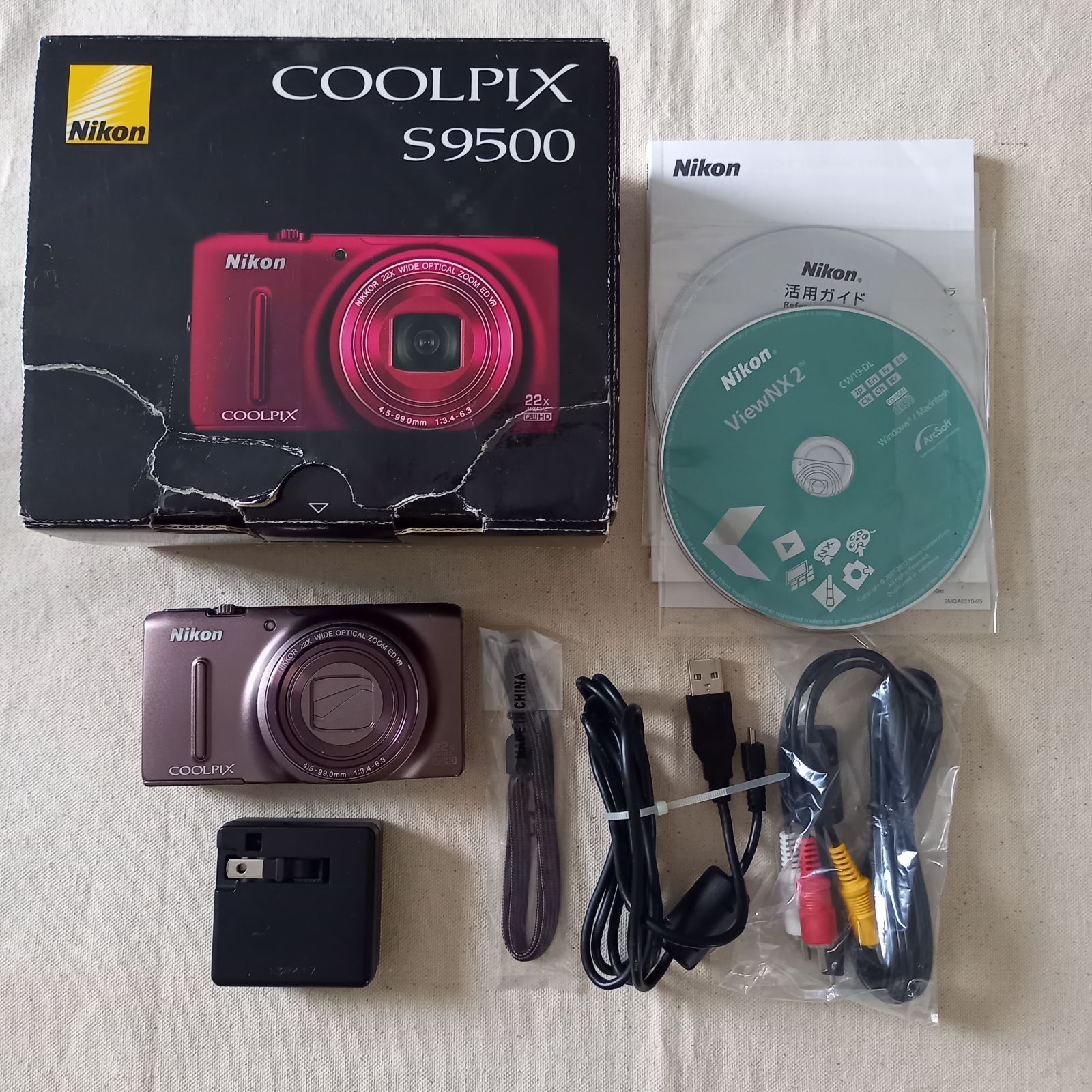 Nikon COOLPIX Style COOLPIX S9500 ブラウン - メルカリ