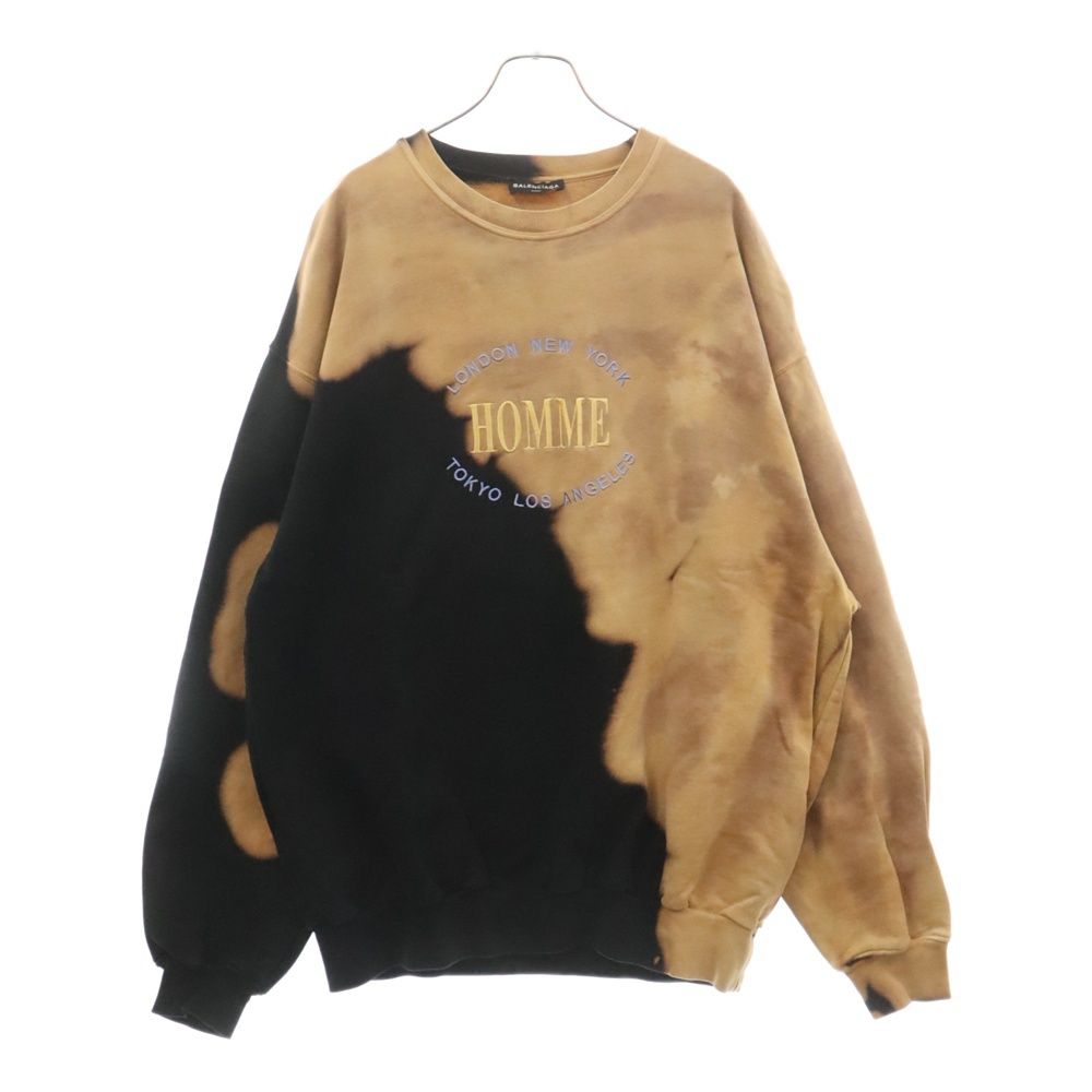 BALENCIAGA (バレンシアガ) 17AW Oversize Bleach Sweater Homme刺繍