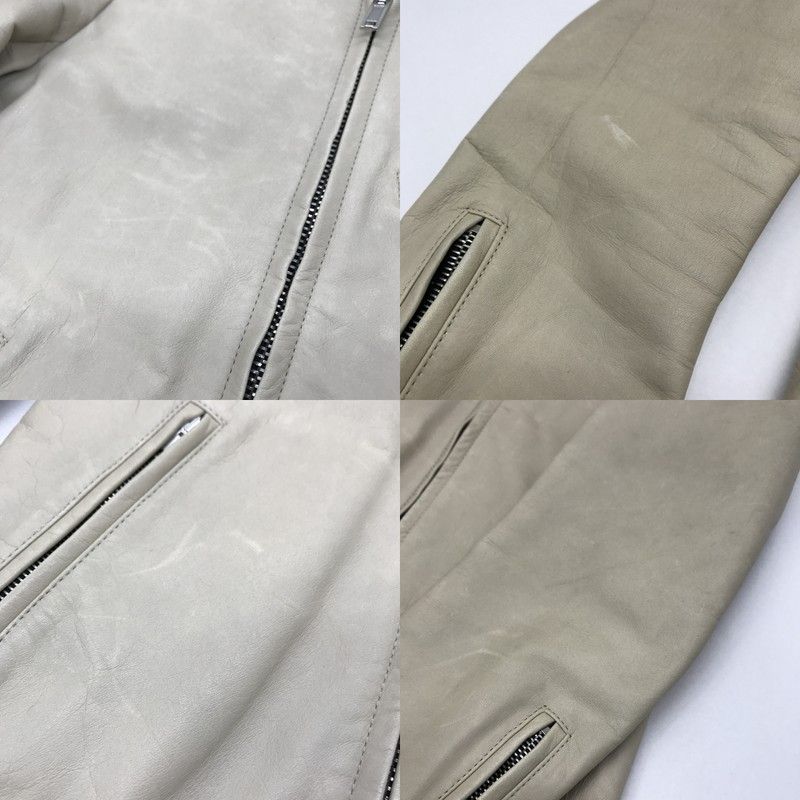 LITHIUM  リチウムオムレザー ジャケット ベージュ LITHIUM リチウムオムレザー ジャケット ベージュ LITHIUM リチウム