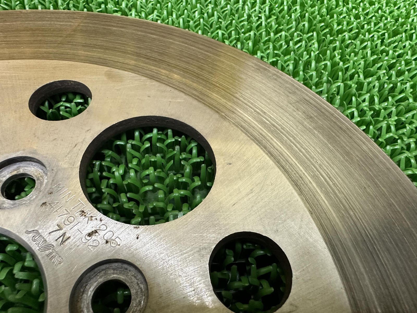 パーツ midori リアブレーキディスク 41791-92 ハーレー 純正 中古 バイク 部品 11.5