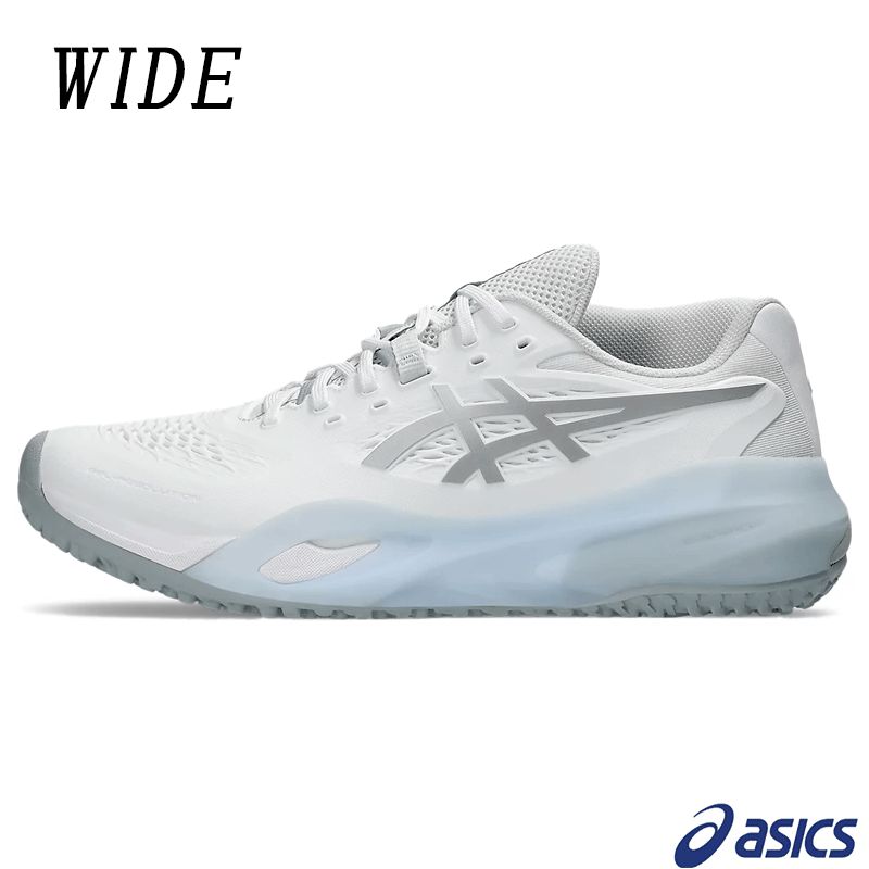 25SS ASICS アシックス 「GEL-RESOLUTION X OC WIDE ゲルレゾリューション X OC ワイド」(1041A486) (101) 硬式テニスシューズ （オムニ・クレー）WIDE
