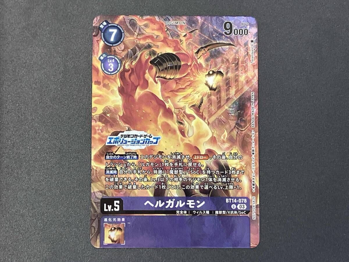 ソルガルモン ヘルガルモン エボリューションカップ 03)(エボリューションカップ/illus:Tonamikanji)ヘルガルモン【U